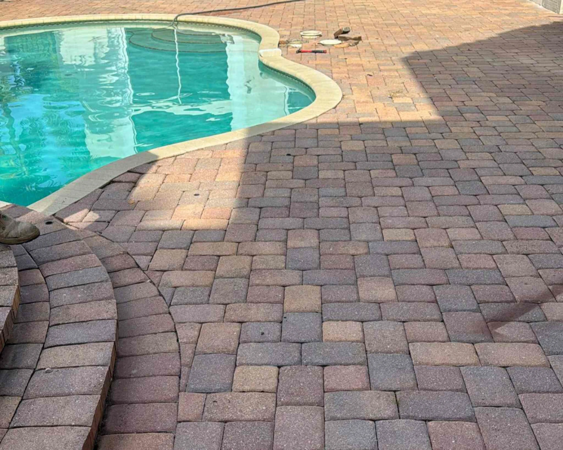 Paver Contractors in Palm Beach County, Florida BEFORE