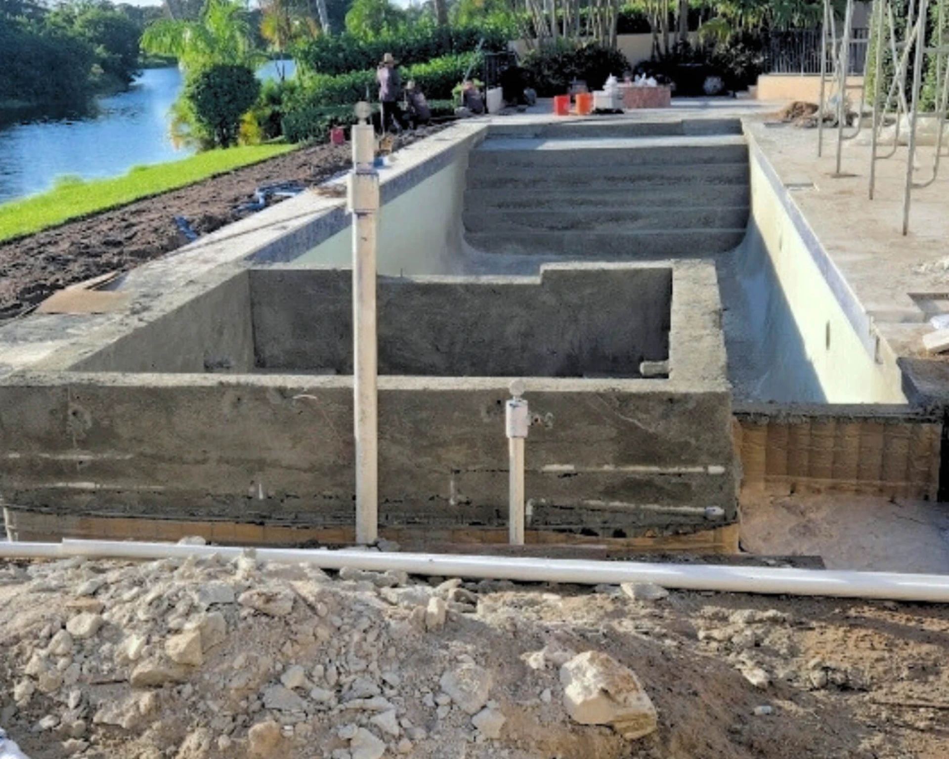 Paver Contractors in Palm Beach County, Florida BEFORE